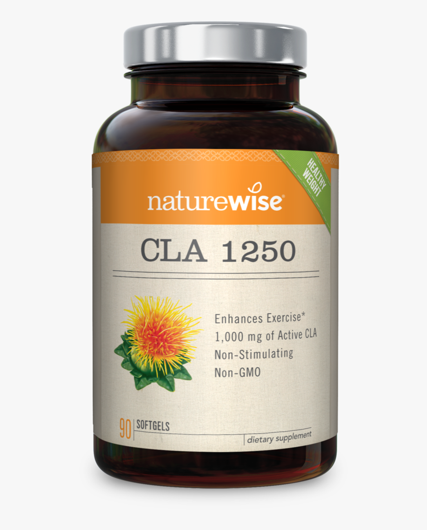 Cla 1250 Bottle - Naturewise Cla 1250, HD Png Download, Free Download