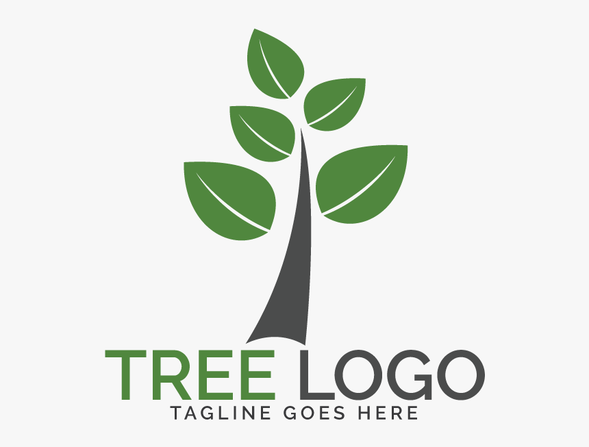 Green Tree Logo Design - Graphic Design, HD Png Download, Free Download