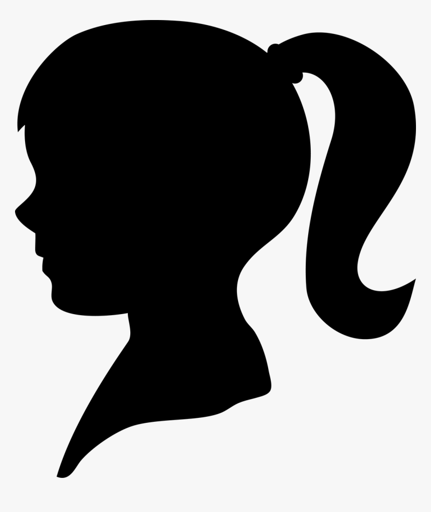 Download Girl Silhouette Svg Cut File Girl Silhouette Svg Cut Hd Png Download Kindpng