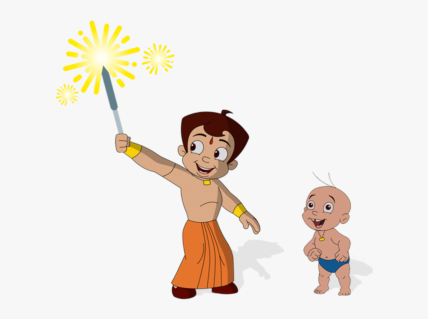 Cockbrand Fireworks Buy Crackers - Chota Bheem Image Png, Transparent Png, Free Download