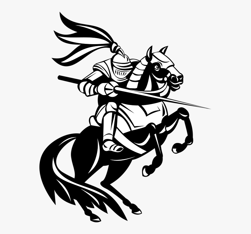 Horse, Racing, Animal, Riding, Rider, Coloring, Jokey - General Mclane Lancers Mascot, HD Png Download, Free Download