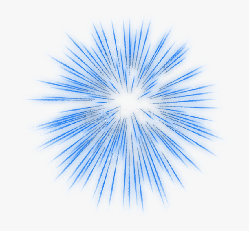 Gold Firework Png - Transparent Background Blue Fireworks Png, Png Download, Free Download