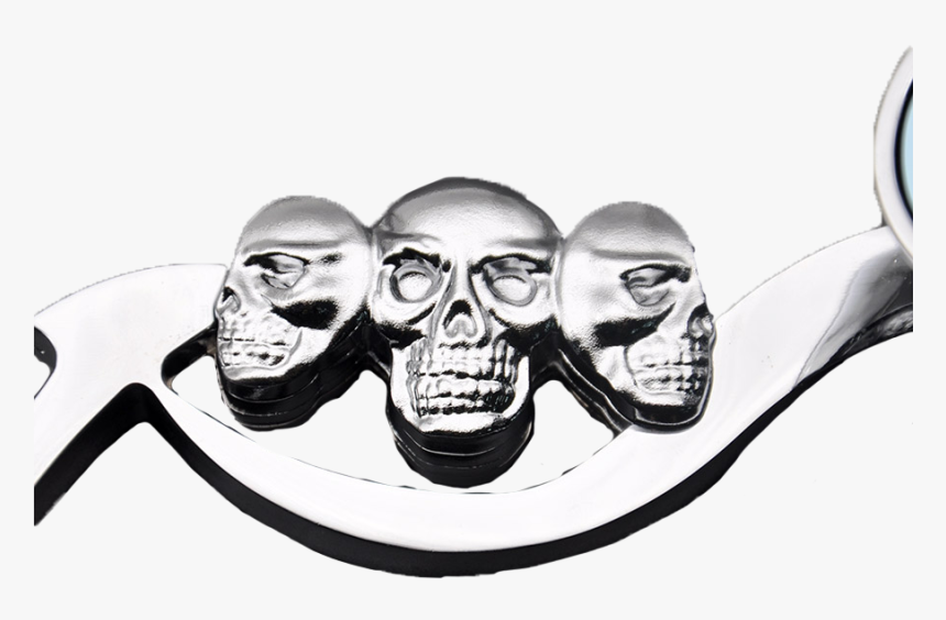 Flames & Skulls Side Mirrors - Skull, HD Png Download, Free Download