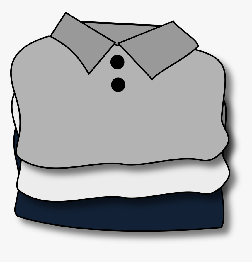Collection Of Folded - Transparent Background Folded Clothes Clipart, HD Png  Download - kindpng