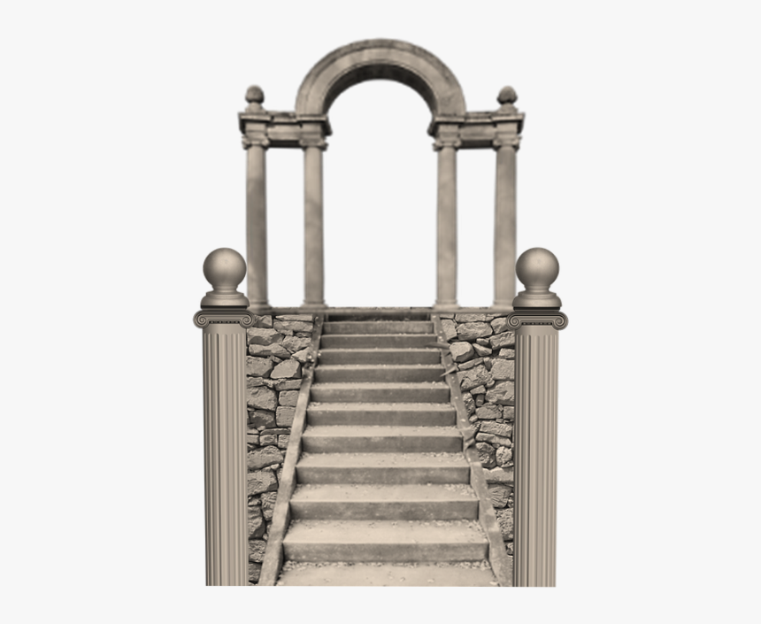 #stairs #stairway #stone #path #archway Sticker Owned - Roman Arch Png, Transparent Png, Free Download