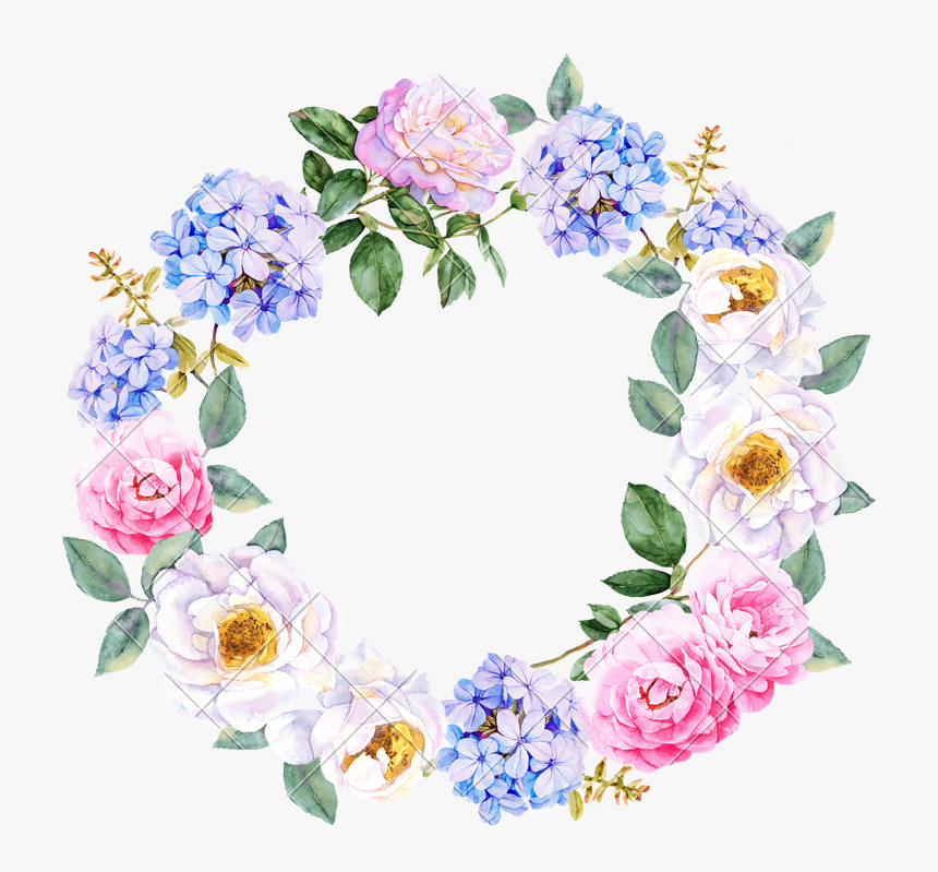 Download 15 Watercolor Flower Wreath Png For Free Download On - Watercolor Floral Wreath Png, Transparent ...