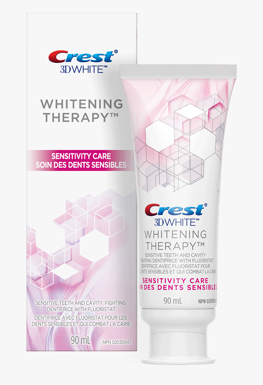 crest 3d advanced whitening toothpaste pink and white bottle