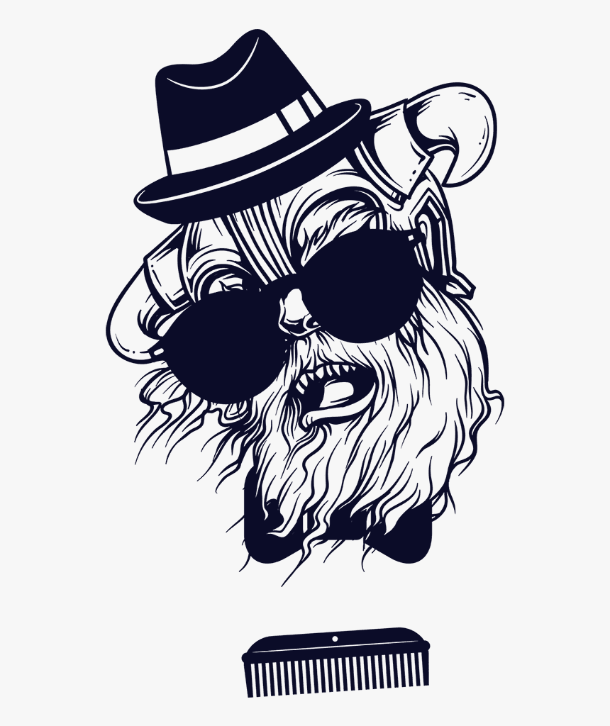 Old Guy With Hat Viking Funny T-shirt - T-shirt, HD Png Download, Free Download