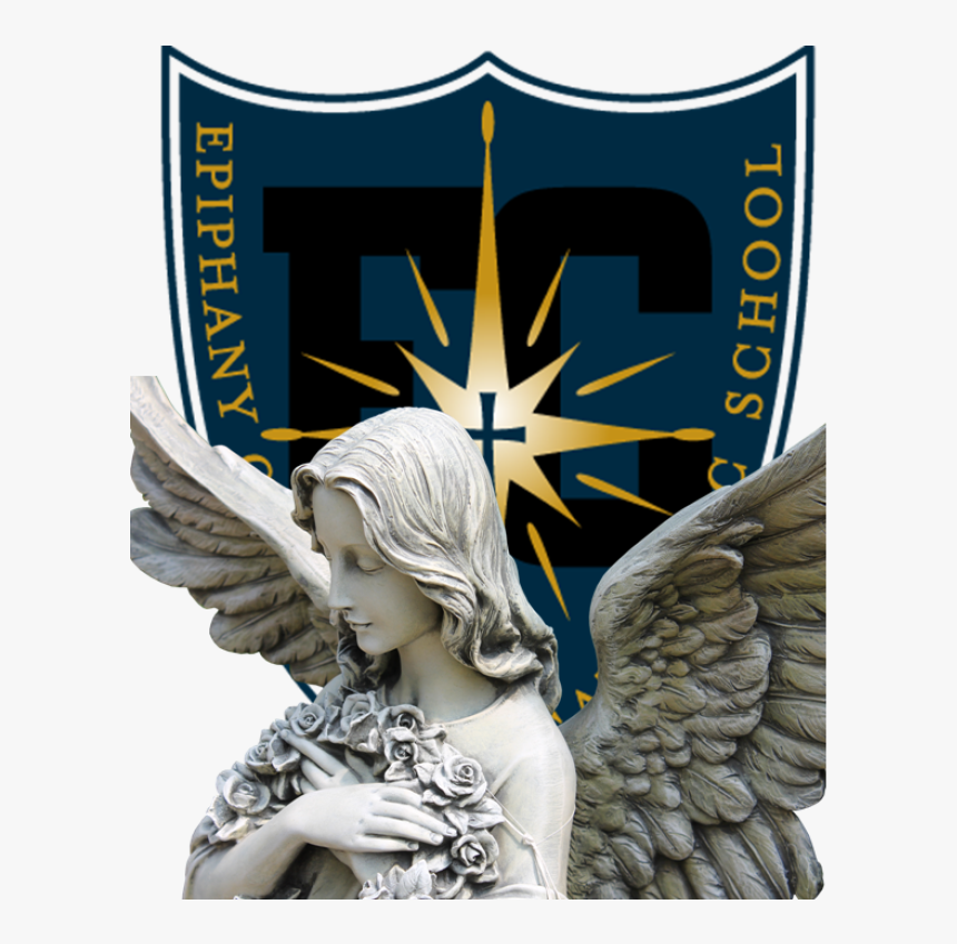 Ecs Tuition Angels - Angel Statue Transparent Background, HD Png Download, Free Download