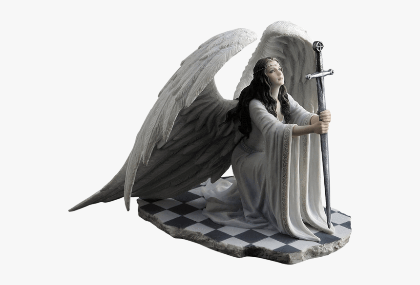 The Blessing By Anne Stokes Angel Statue - Sculpture, HD Png Download, Free Download