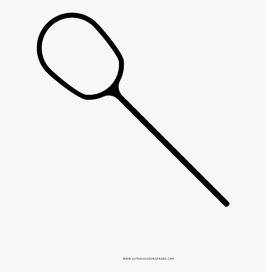 Oar Coloring Page - Racket, HD Png Download, Free Download