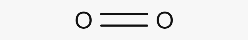 Oxygen Gas Molecular Structure, HD Png Download, Free Download