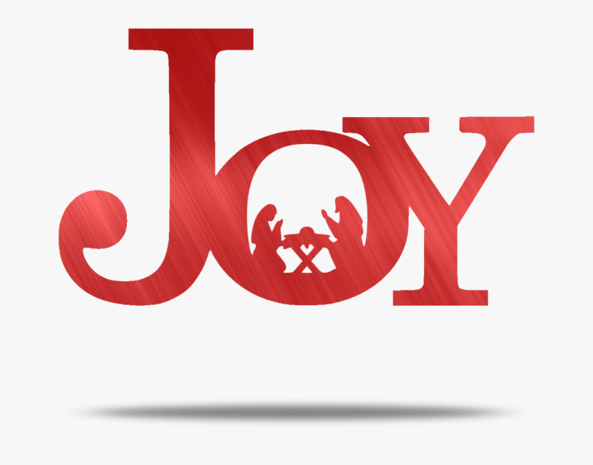 Joy Holy Manger Steel Wall Sign - Graphic Design, HD Png Download, Free Download