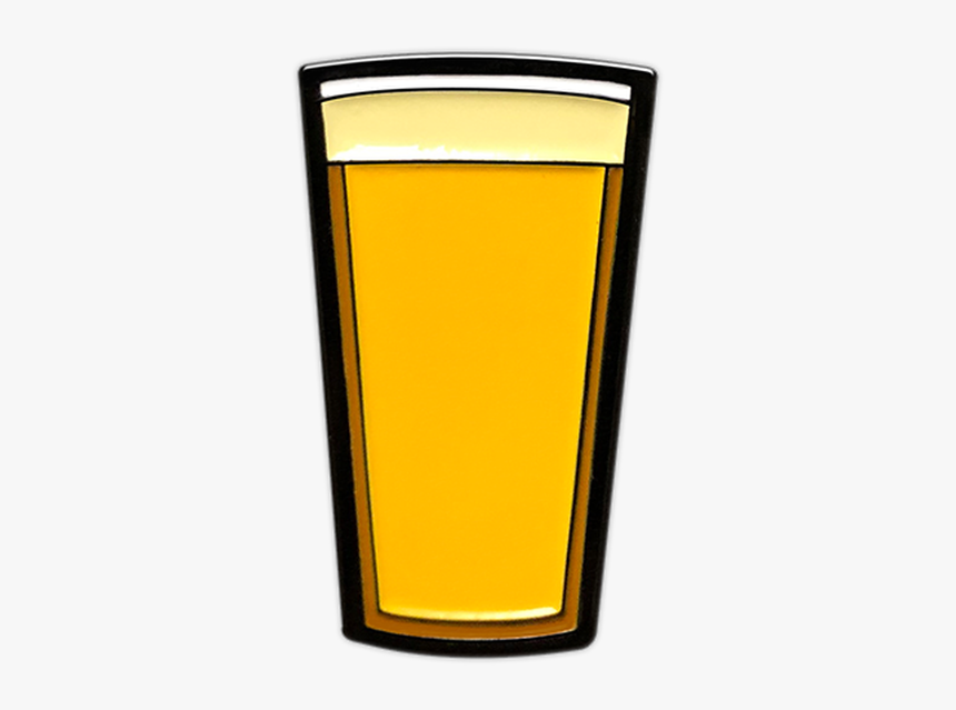 Pilsner Beer Pint Enamel Pin By Seventh - Pint Glass, HD Png Download, Free Download