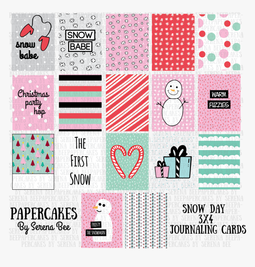 Snow Day Journaling Cards - Craft, HD Png Download, Free Download