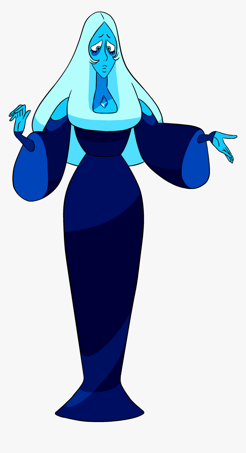 New Colors - Steven Universe Blue Diamond Transparent, HD Png Download, Free Download