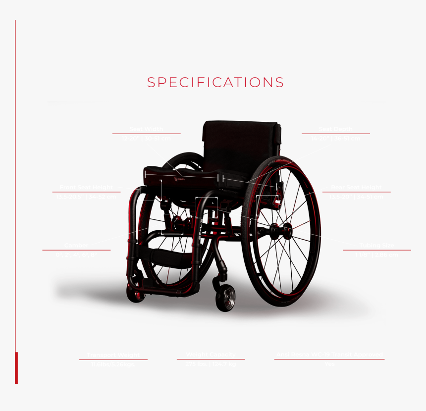 Specifications - Wheelchair, HD Png Download, Free Download