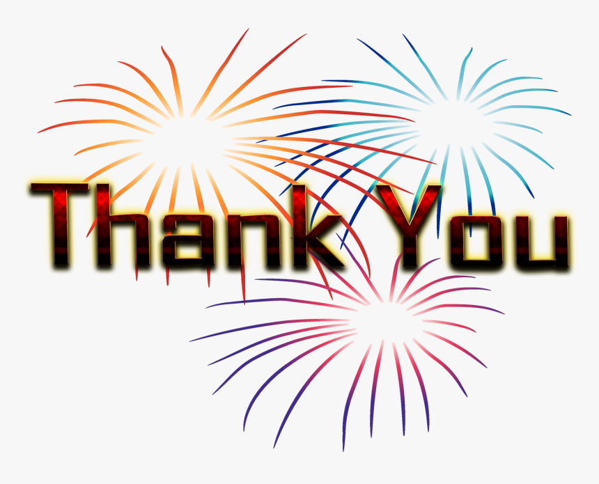 Thank You Png Free Pic - Fireworks, Transparent Png, Free Download