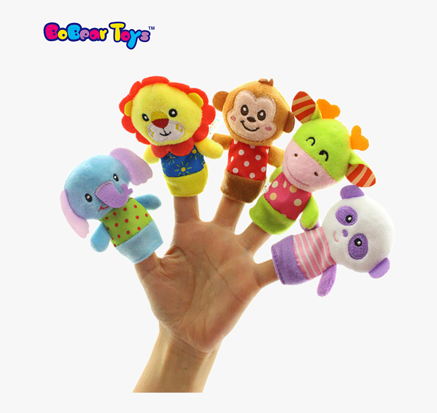 Bobeartoys Custom Lovely Soft Finger Puppets Toys Parent-child - Vingerpop, HD Png Download, Free Download