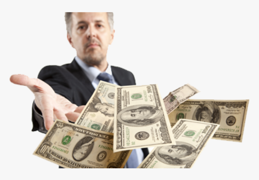 Man With Money Png, Transparent Png, Free Download