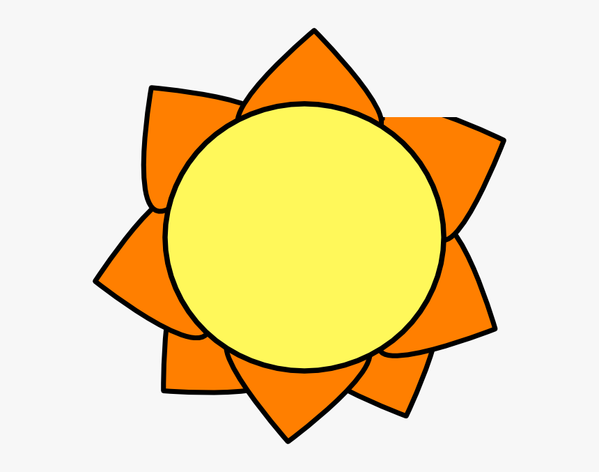 Animation Cartoon Clip Art - Yellow And Orange Sun, HD Png Download, Free Download