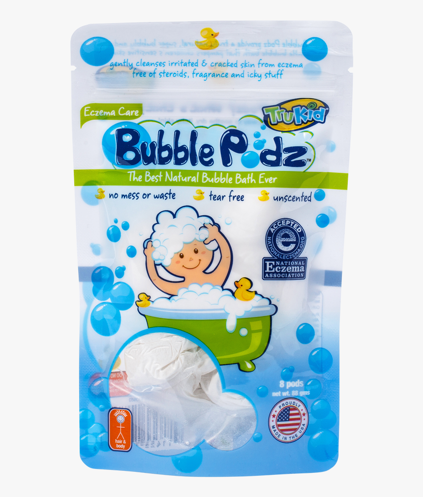 Trukid Bubble Podz Eczema Care, HD Png Download, Free Download