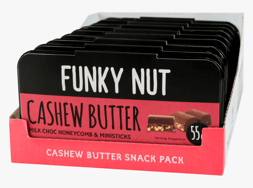 Cashew Honeycomb Snack Pack 55g - Box, HD Png Download, Free Download