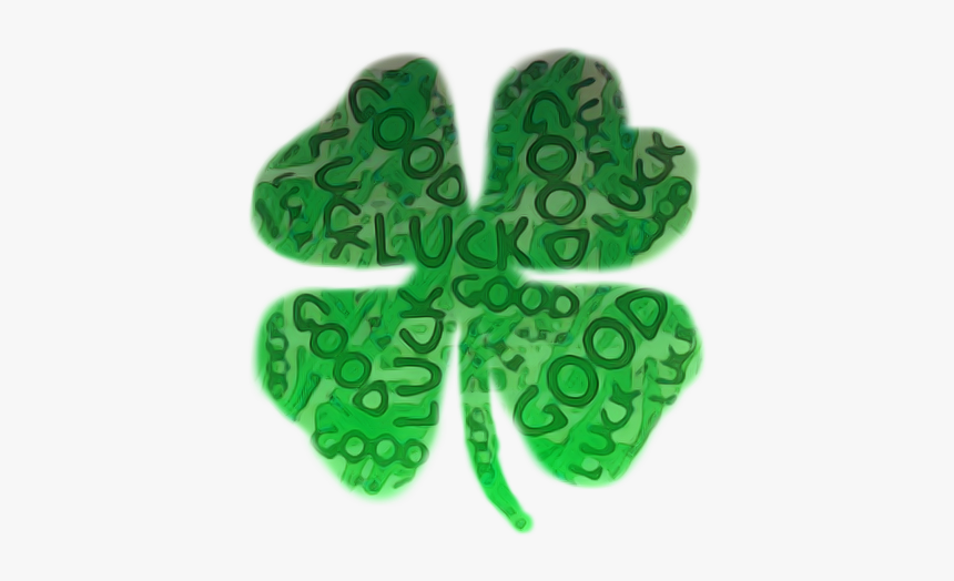 #good #luck #green #clover #4 #fourleafclover #freetoedit - Shamrock, HD Png Download, Free Download