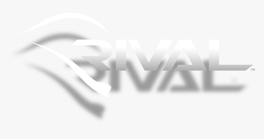 Rival Logo Rival Helmet Rectangle Background - Monochrome, HD Png Download, Free Download