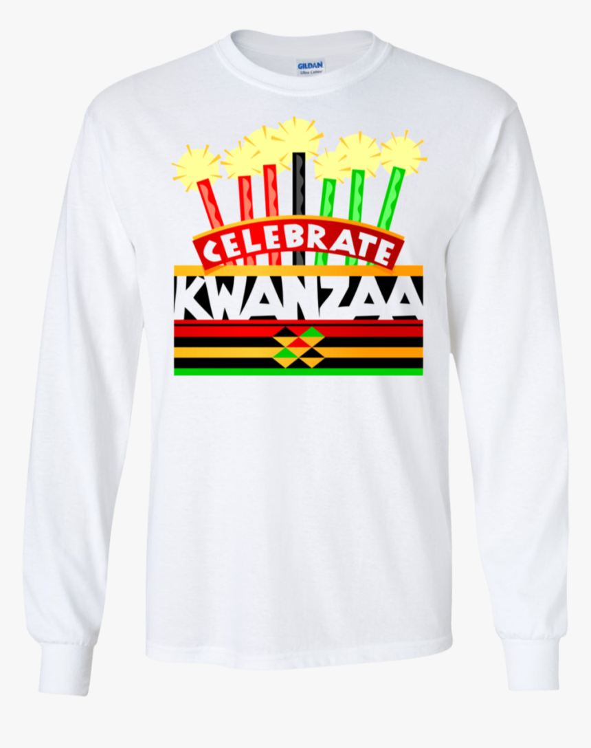 Celebrate Kwanzaa Ls - Long-sleeved T-shirt, HD Png Download, Free Download