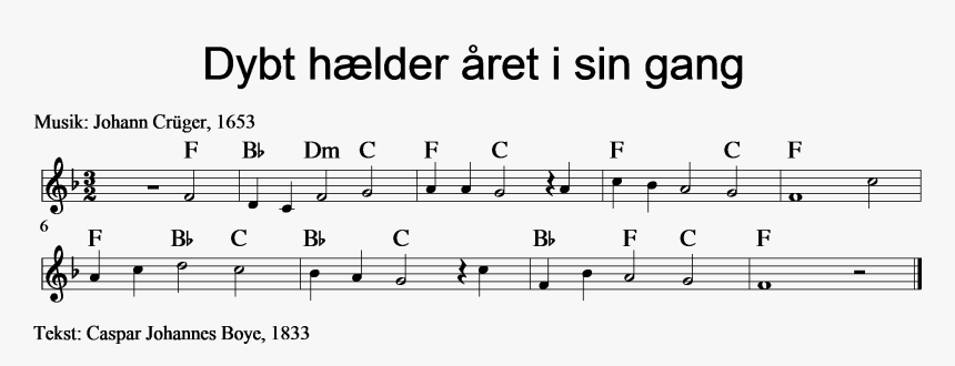 Dybt Hælder Året I Sin Gang, HD Png Download, Free Download