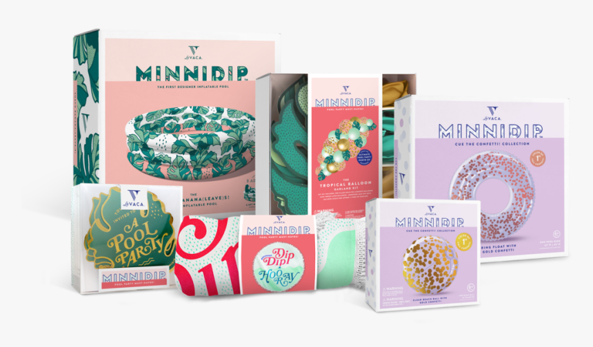 Minnidip Poolpartyinabox Collection-v2 - Box, HD Png Download, Free Download