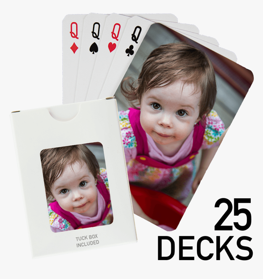 Poker Size Custom Printed Playing Cards - Playing Card, HD Png Download, Free Download