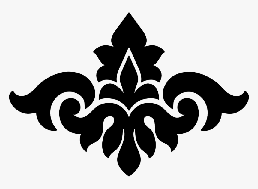 Baroque Accent Black - Tile Baroque Png, Transparent Png, Free Download