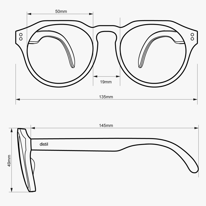 Distil Union Maglock Screen Glasses - President Antônio Carlos University, HD Png Download, Free Download