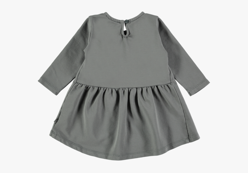 Mini Sibling Charcoal Baby Dress - Day Dress, HD Png Download - kindpng