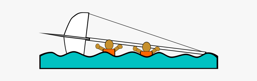 Sailing Capsized Rescue Illustrations, HD Png Download, Free Download