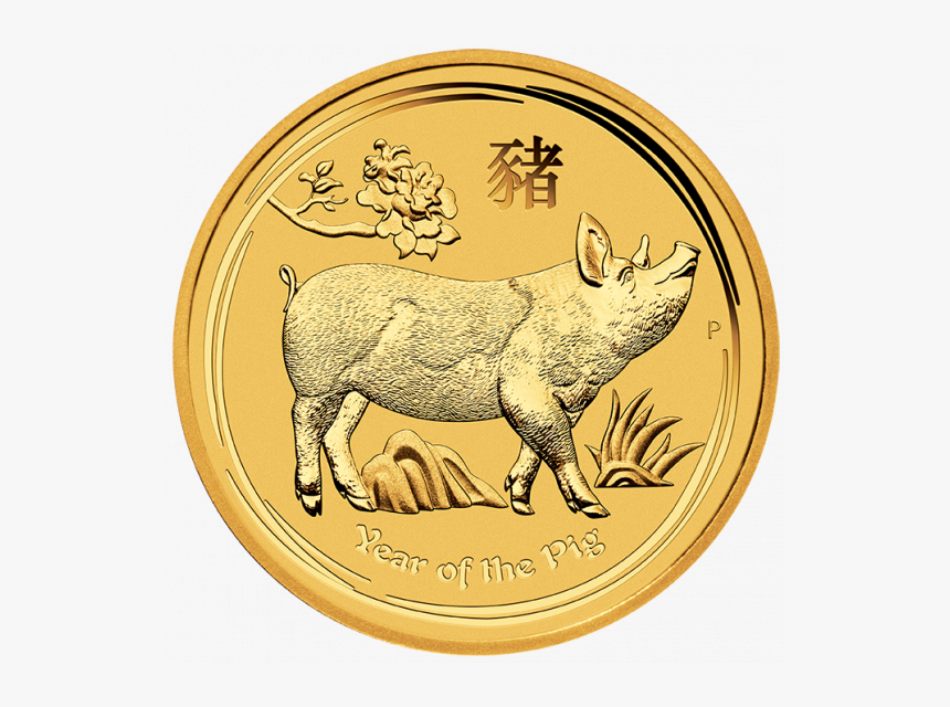 Main Product Photo - Year Of The Pig Gold Coin, HD Png Download, Free Download