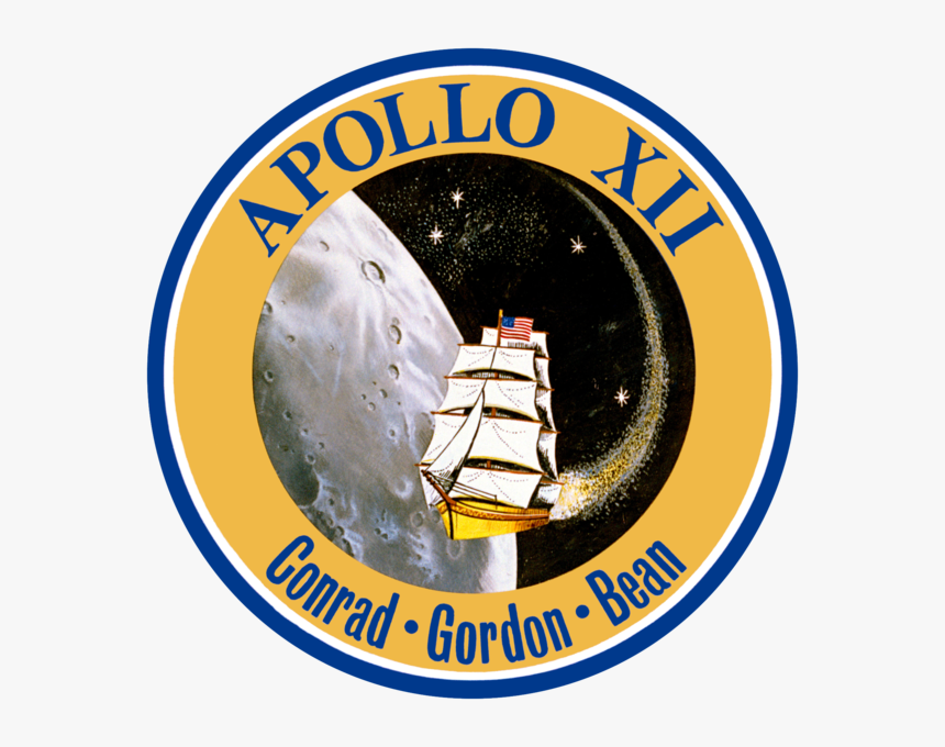 Apollo 12 Insignia - Mission Apollo 12, HD Png Download, Free Download