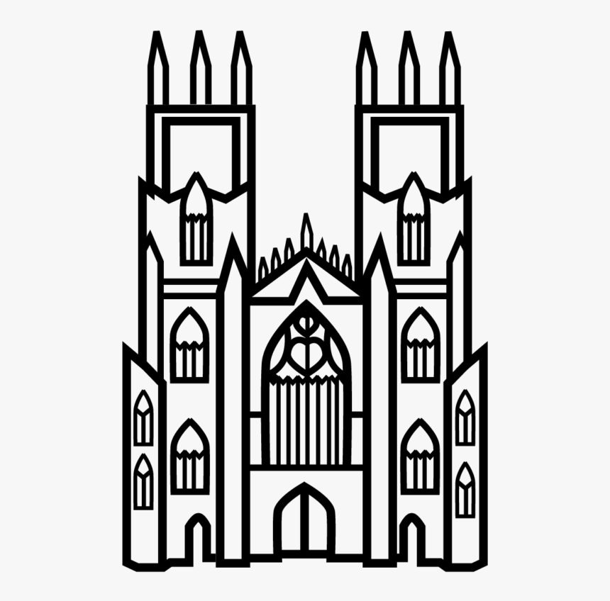 York Minster Line Drawing, HD Png Download, Free Download