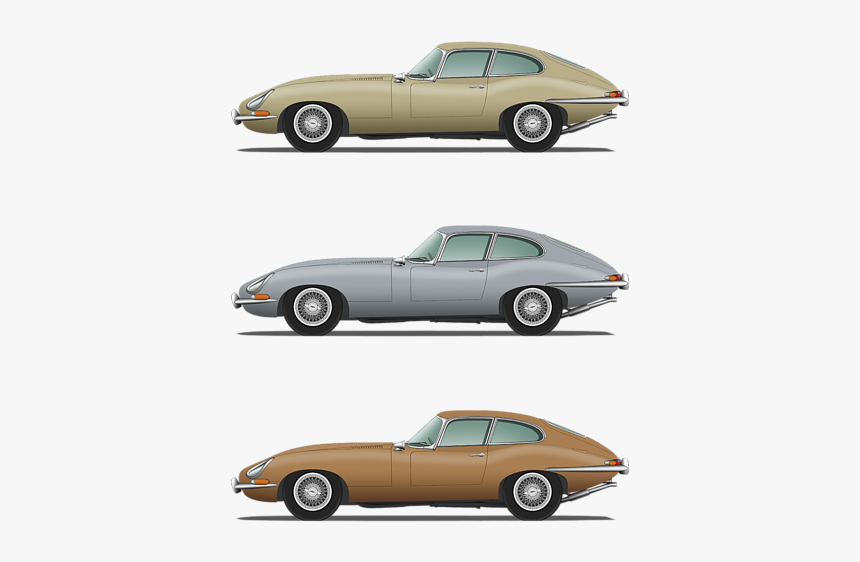 Jaguar E Type Coupe Red, HD Png Download, Free Download