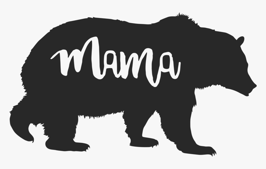 Download Mama Bear Clip Art , Png Download - Vector Grizzly Bear ...