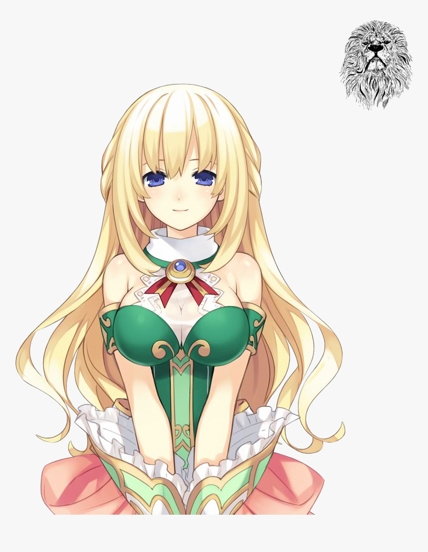 Render Vert / Green Heart Hyperdimension Neptunia - Vert Hyperdimension Neptunia Anime, HD Png Download, Free Download