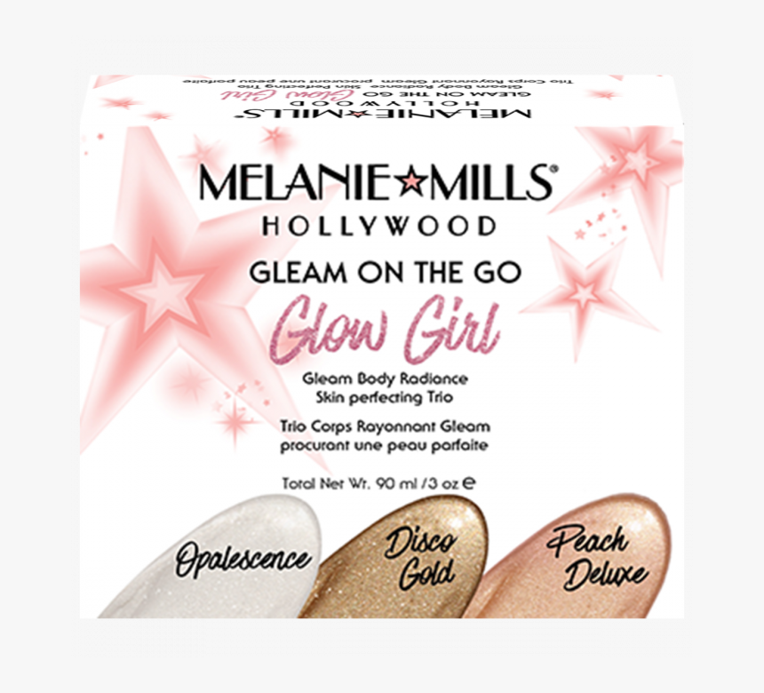 Melanie Mills Gleam On The Go- Glow Girl Radiance Trio - Star, HD Png Download, Free Download