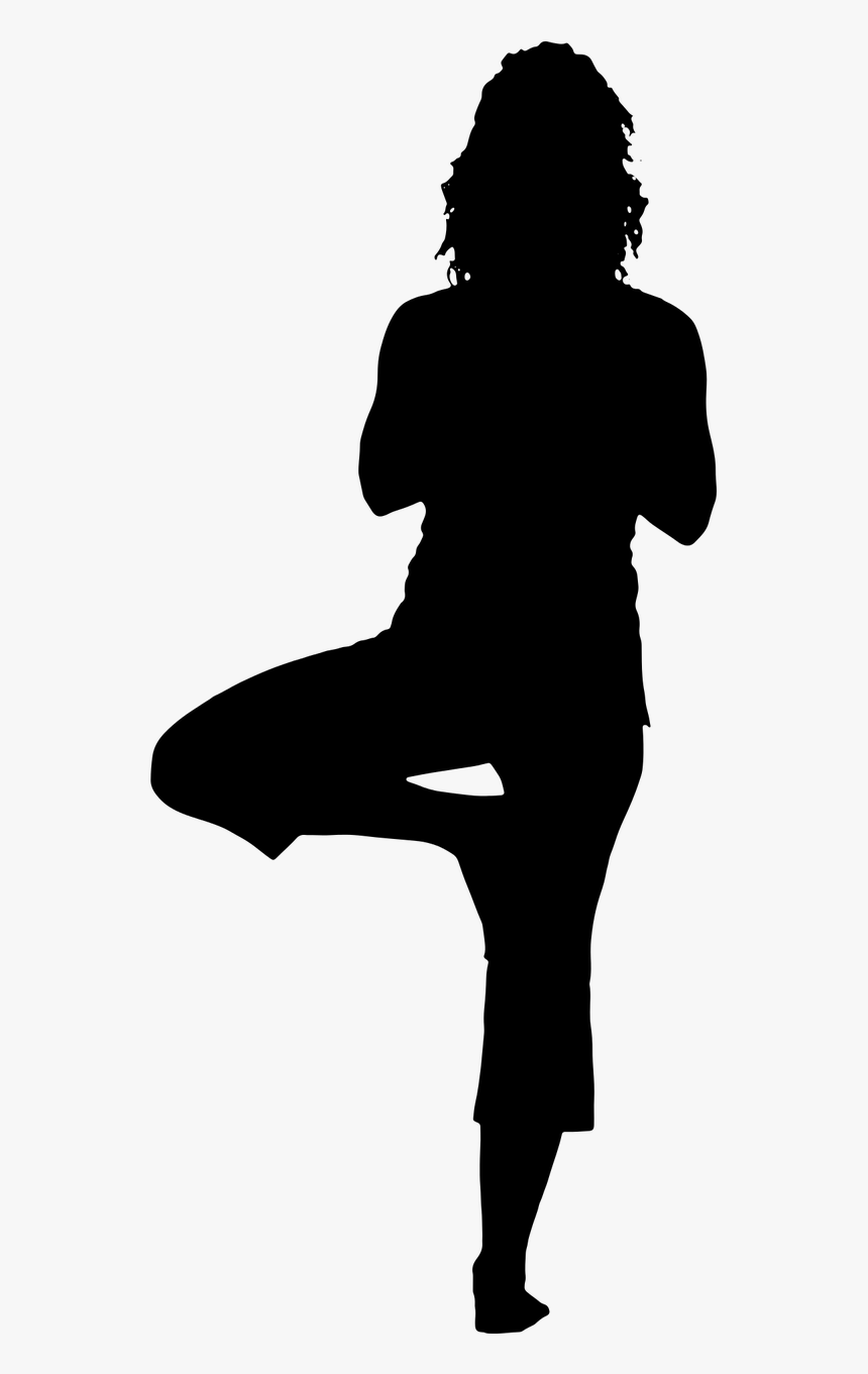 Silhouette Of Tree Pose, HD Png Download, Free Download