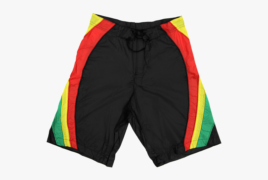 Rasta Stripe Board Shorts - Board Short, HD Png Download, Free Download