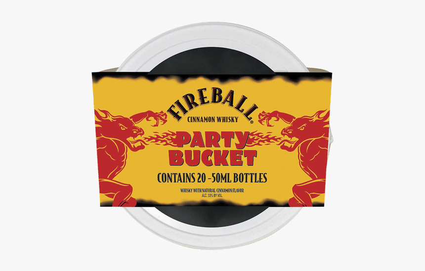 Fireball Cinnamon Whisky Party Bucket - Fireball Whiskey, HD Png Download, Free Download