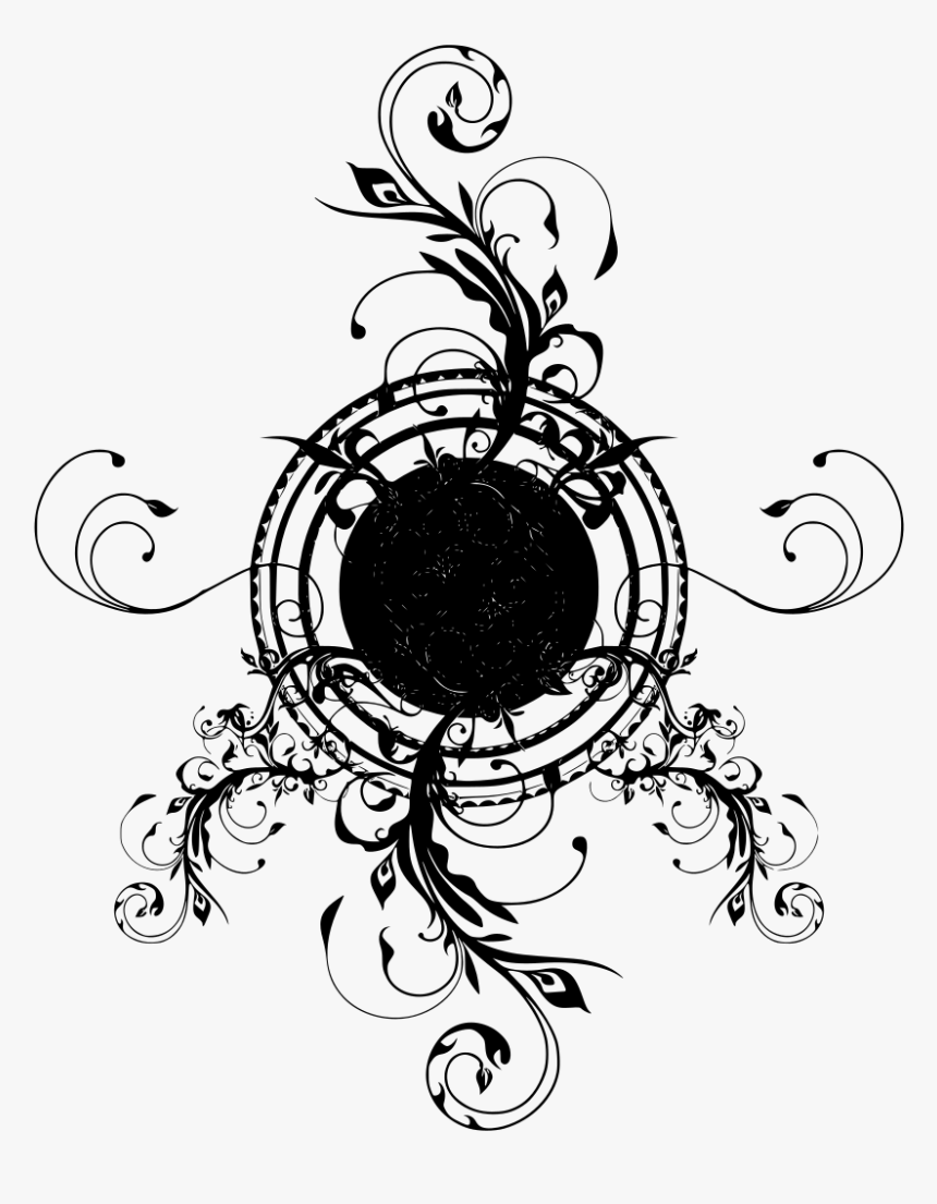 Fantasy Black Sun Symbol, HD Png Download, Free Download