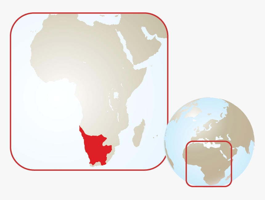 Ostrich Origin Map, HD Png Download, Free Download