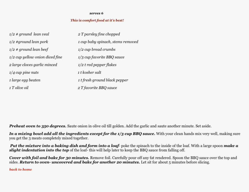 Serves 6
 This Is Comfort Food At It’s Best 

1/2 - Theory Of Mackintosh Probe Test, HD Png Download, Free Download